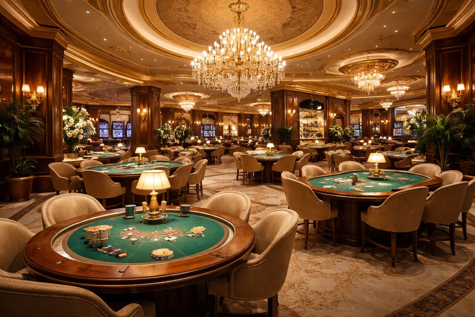 Step Into A Well-Organized Casino Lobby Built For Quick Decisions